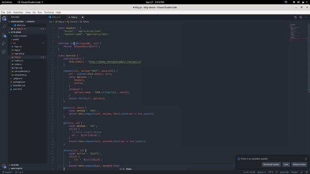 Reusable HTTP REST API service tutorial with React | React Crash Course смотреть онлайн