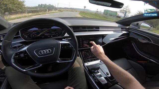 AUDI A8 2019 REVIEW POV Test Drive On AUTOBAHN & ROAD By AutoTopNL