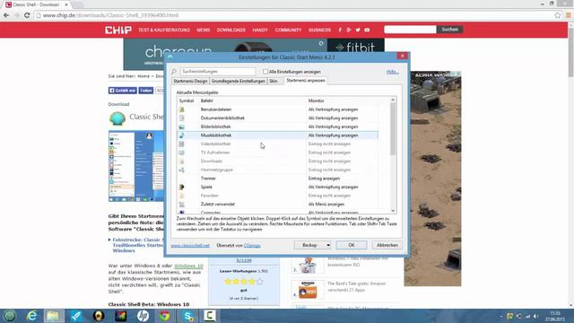 Classic Shell - Startmenü unter Windows 8 (Deutsch/German) смотреть онлайн
