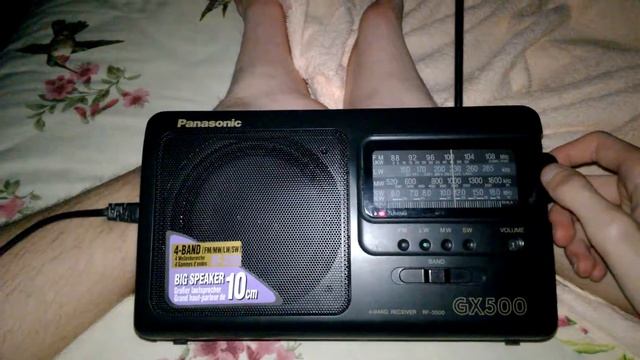 Радиоприёмник Panasonic GX500 (ДВ диапазон ночью) смотреть онлайн