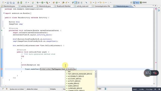 Rabs Developer How To Create Camera Application In Eclipse Java/Xml смотреть онлайн