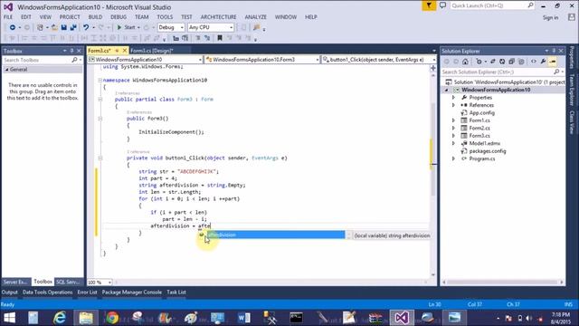 How to split string in equal part windows form c# смотреть онлайн