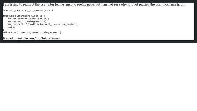 Wordpress: WP Redirect with user nickname/username (2 Solutions!!) смотреть онлайн