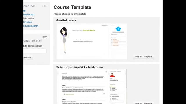 Moodle Course Template System смотреть онлайн
