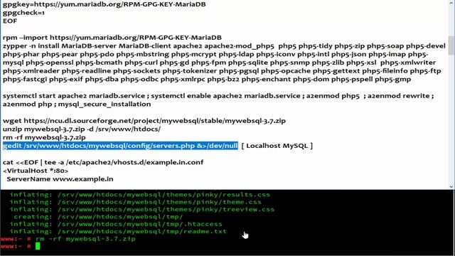 How To install MyWebSQL - MySQL PostgreSQL Web client On OpenSuse Leap смотреть онлайн