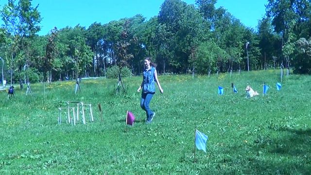 Брекоткина Анастасия и бордер Юки на "трасса весна 2015" в неоне 07.06.15 смотреть онлайн