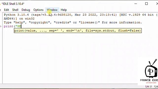 How to print HELLO WORLD using 'print ' function | beginners python codes смотреть онлайн
