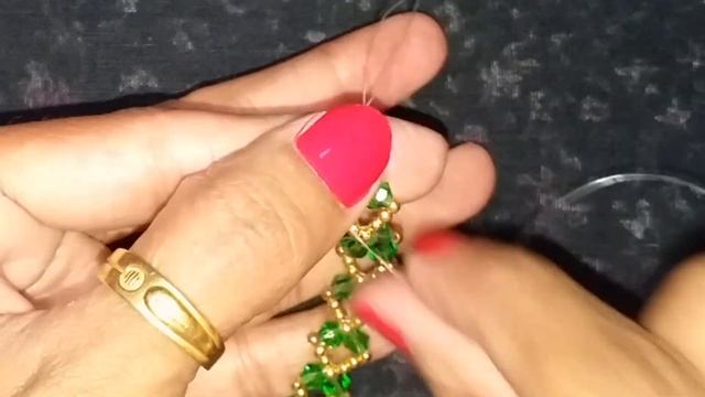 Green Bicone Bracelet? Beaded Bracelet/How to make Bracelet/DIY jewelry #beadingtutorial #beginners смотреть онлайн