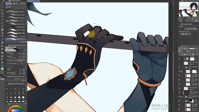 [ Fan animation + Illust making ] Xiao: All That Glitters смотреть онлайн