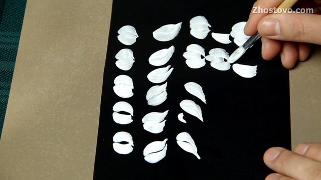 Урок 01. Учусь рисовать Жостово. Мазки. Жостовская роспись для начинающих. Никита Гончаров смотреть онлайн