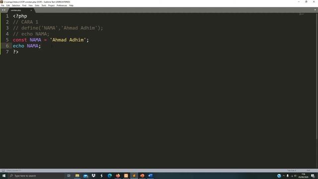 OOP PHP : #12 Constant смотреть онлайн