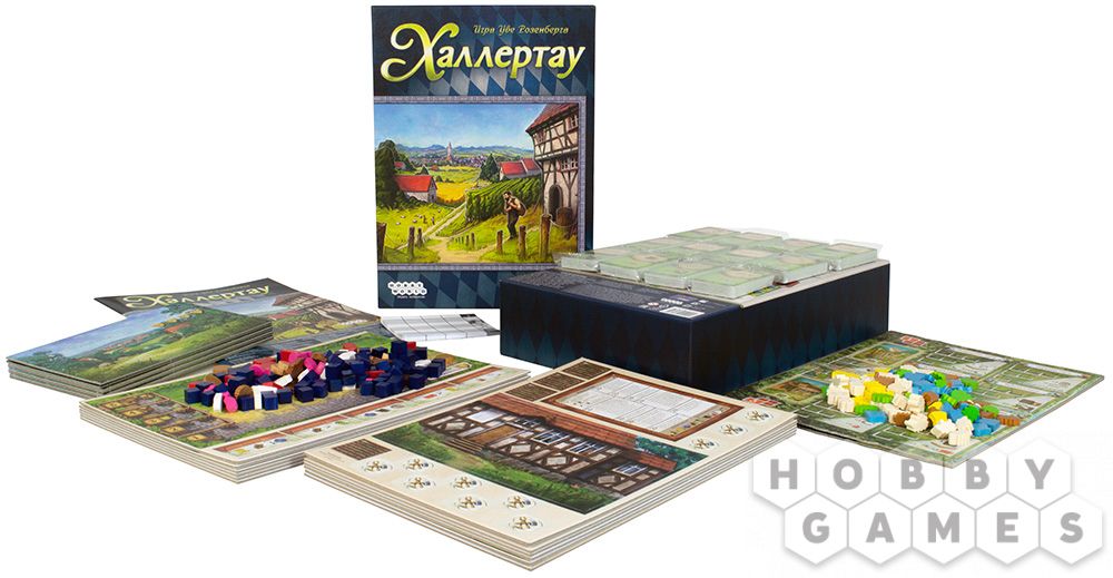 Распаковка настольной фермы Халлертау