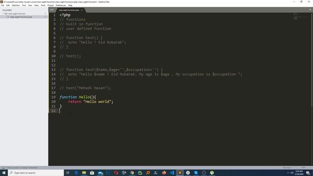 Mastering PHP Function | PHP mysqli professional course Bangla смотреть онлайн