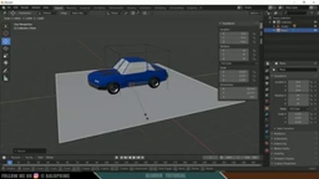 Basic Low poly car wheel rig in Blender 2.90 | Eevee Render смотреть онлайн