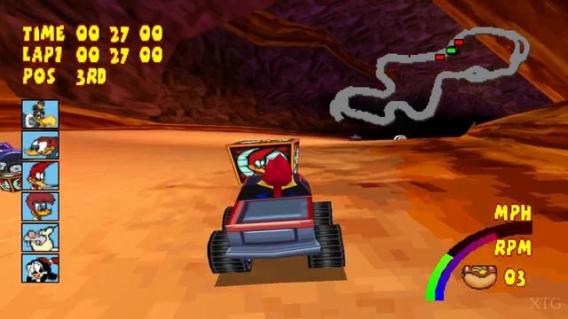 Woody Woodpecker Racing PS1 Gameplay HD (ePSXe) 60FPS