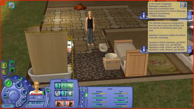 Let's Play The Sims 2 Prettacy Part 25 (Grimm's Life Part 2 of 2) смотреть онлайн
