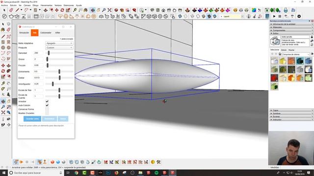 SKETCHUP 2019- Tutorial 14 - Cómo crear almohadas con Clothworks смотреть онлайн