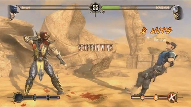 Mortal Kombat komplete edition (online): Stryker VS Scorpion смотреть онлайн