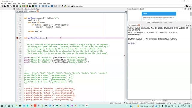 Python practice test #2, problem #3. смотреть онлайн