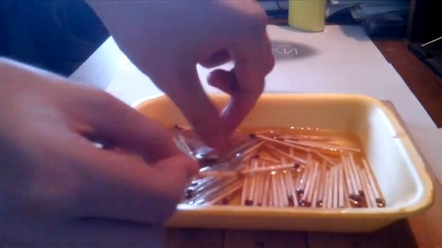 Как быстро очистить спички от серы! смотреть онлайн