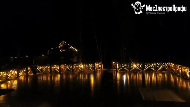 Сказочное новогоднее оформление. Архитектурное освещение Храма Рождества Иоанна Предтечи г. Одинцов смотреть онлайн