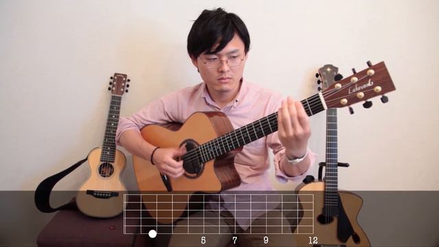 [TAB]Smoke on the Water/Deep Purpleをソロギターで弾いてみよう！ смотреть онлайн