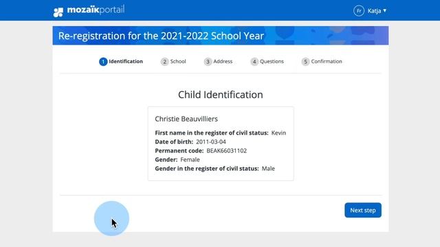 Mozaïk-Inscription - Re-registration to school смотреть онлайн