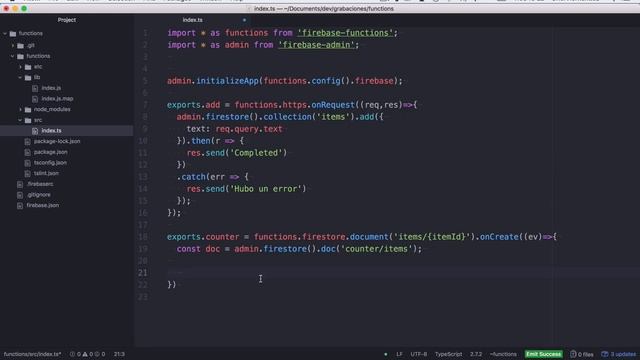 Triggering Functions en Firebase - Bytes смотреть онлайн