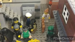 Лего самоделка зомби апокалипсис #19 "база выживших"