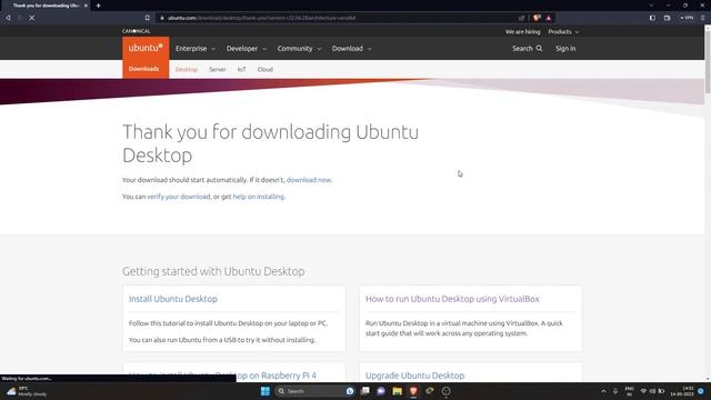 How to Download Ubuntu 22.04 LTS ISO File in WINDOWS 11 смотреть онлайн