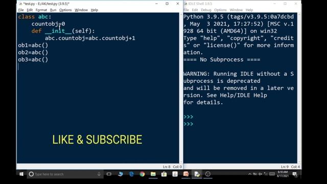 #42 : Static Variable | Static function | OOPS In Python | Object Oriented Programming | In Hindi смотреть онлайн