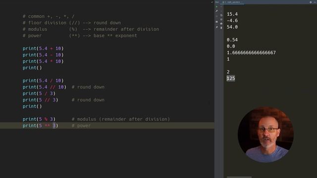 Python | Intro - math operators (3/29) смотреть онлайн