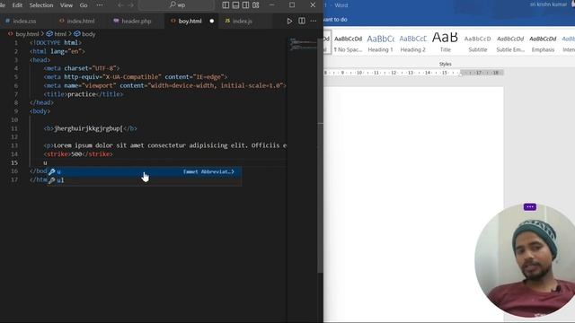 || practice of HTML tag || session-01 || html tags and attbutes || eitkrishna || смотреть онлайн