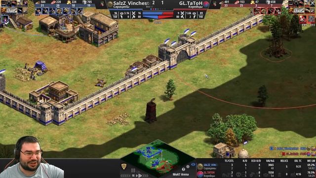 Винч против Испанского Монстра в Финале! Vinchester VS TaToH ! MOA7 Age of Empires II DE смотреть онлайн