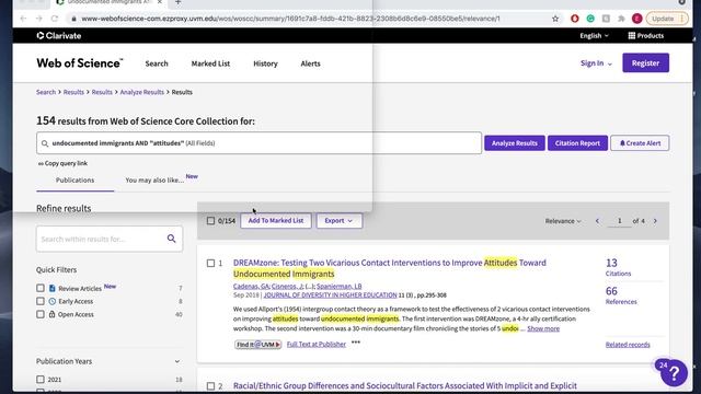 Web of Science Search MAC recording смотреть онлайн