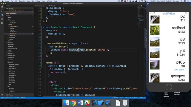 Using AsyncStorage instead of Redux - Part 14 смотреть онлайн
