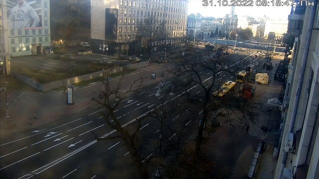 Веб-камера Киев Европейская площадь + Майдан 2022 10 31