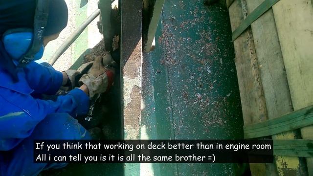 МАТРОС 2 КЛАССА. РАБОТА МОРЯКОВ НА СУДНЕ. ЗАЧИСТКА РЖАВЧИНЫ. ORDINARY SEAMAN JOB смотреть онлайн