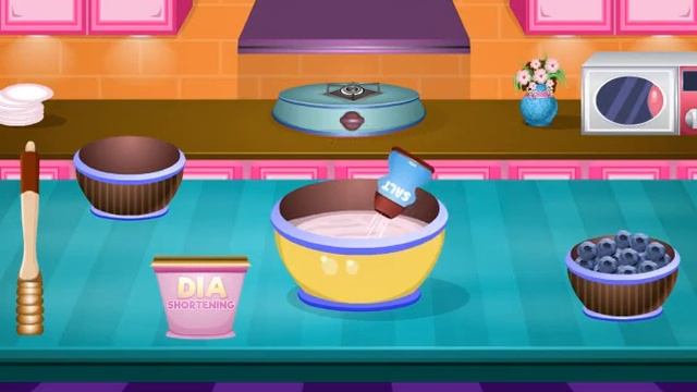 How to Play Blueberry Shortbread Bars Video Game Walkthrough смотреть онлайн
