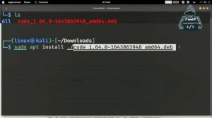 How to Install Vscode On Kali Linux.