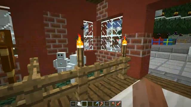 Minecraft Wintercraft Mod 1.7.10/1.7.2/1.6.4 and cool map Christmas смотреть онлайн