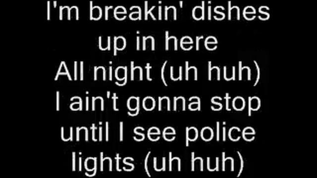 Breakin' Dishes-Rihanna LYRICS