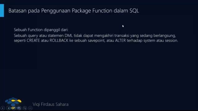 EEPIS Oracle Praktikum 12 More Package Concepts смотреть онлайн