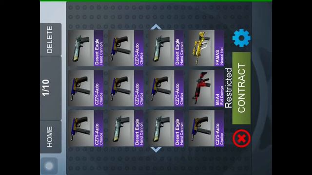 Как скрафтить M4A1-S рыцарь 100% смотреть онлайн