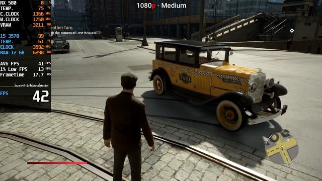 Mafia Definitive Edition | AMD RX 580 + i5 3570 | 1080p, 720p, High / Medium смотреть онлайн