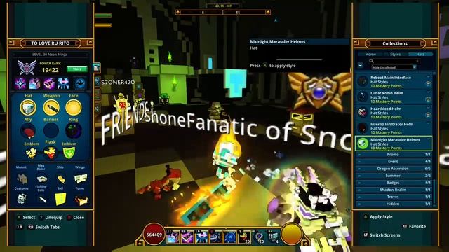Trove Making The New Neon Ninja costume Midnight Marauder! смотреть онлайн