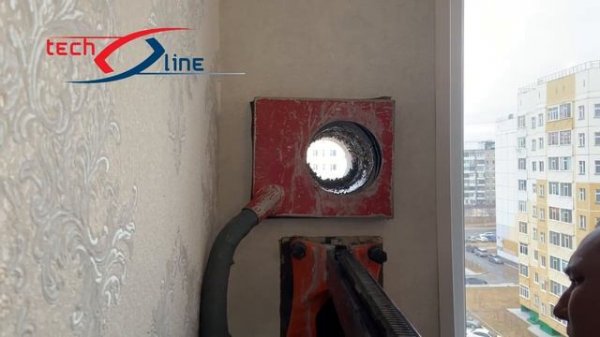 Установка бризера ТИОН O2