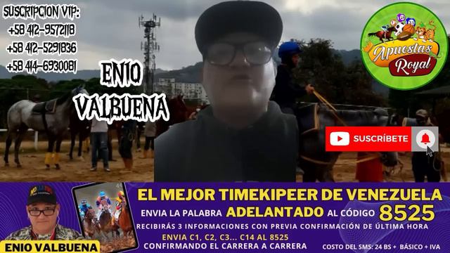 "Enio Valbuena Da Su Análisis de Última Hora para la Próxima Carrera del 17/12/2023 en #LaRinconada смотреть онлайн