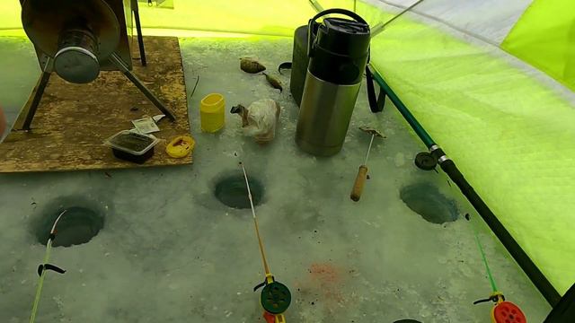 Зимняя рыбалка в глухозимье, Троицк. смотреть онлайн