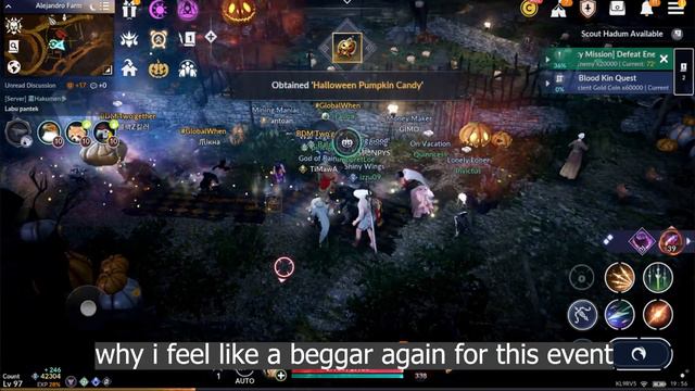 TRICK OR TREAT LIKE A BEGGAR!! BDM Event | Black Desert Mobile смотреть онлайн